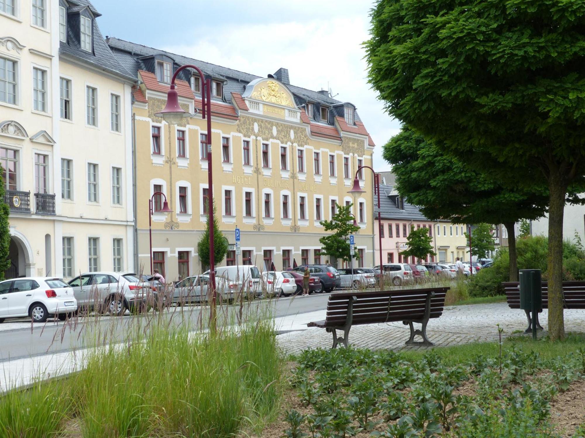 Hotel Goldner Loewe Bad Kostritz Exterior photo